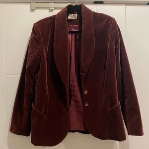 VINTAGE-90s | Velvet Blazer By Frankly Speaking